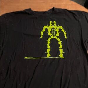 Jeep Black Tee with Neon Green Graphic